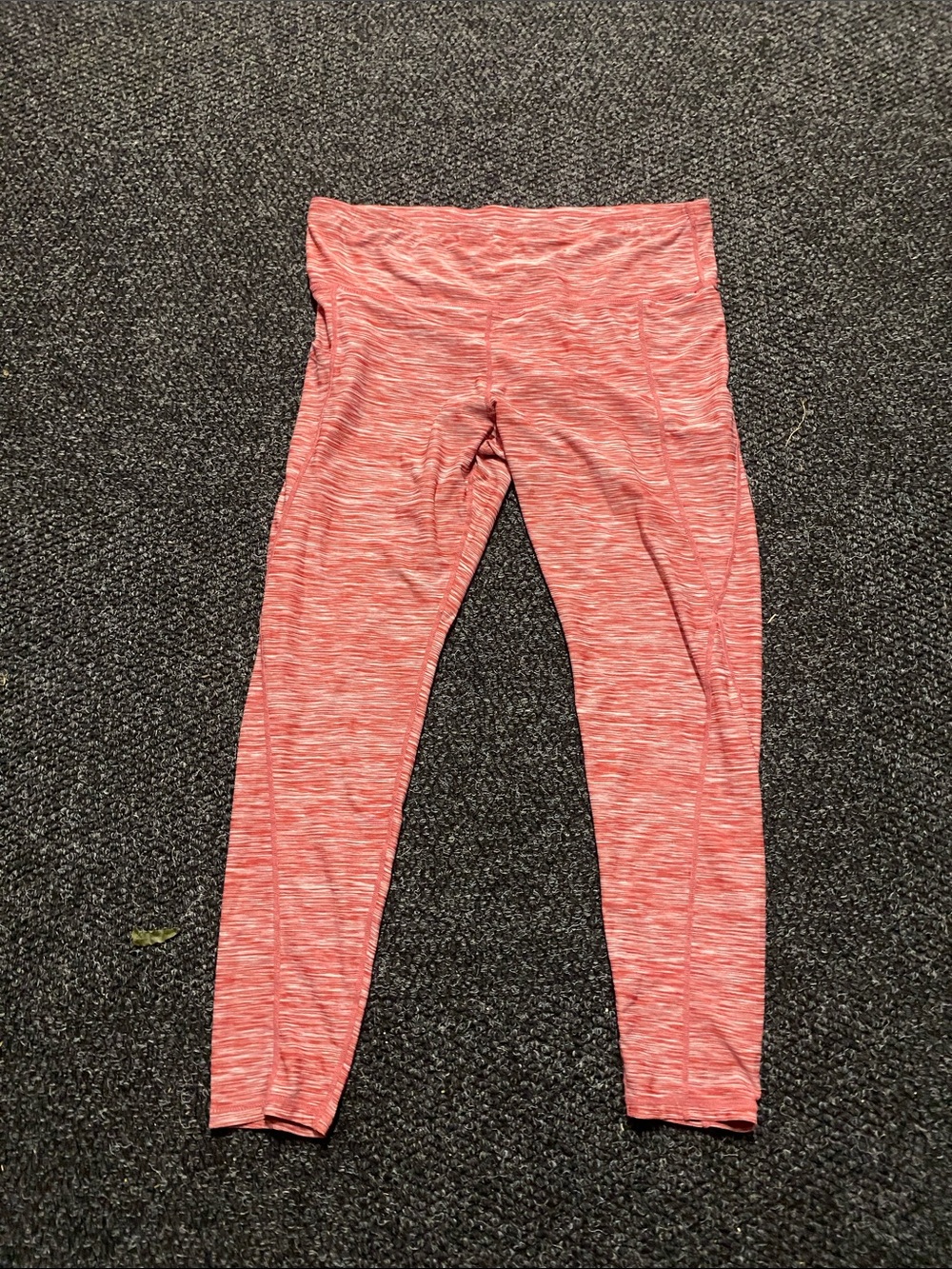 Girls' Heather Coral Active Leggings